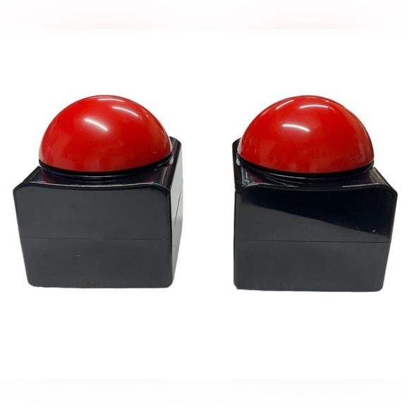 2 pack buzzer button game toy for kids, family. Family feud style game buzzers. - Picture 6 of 11